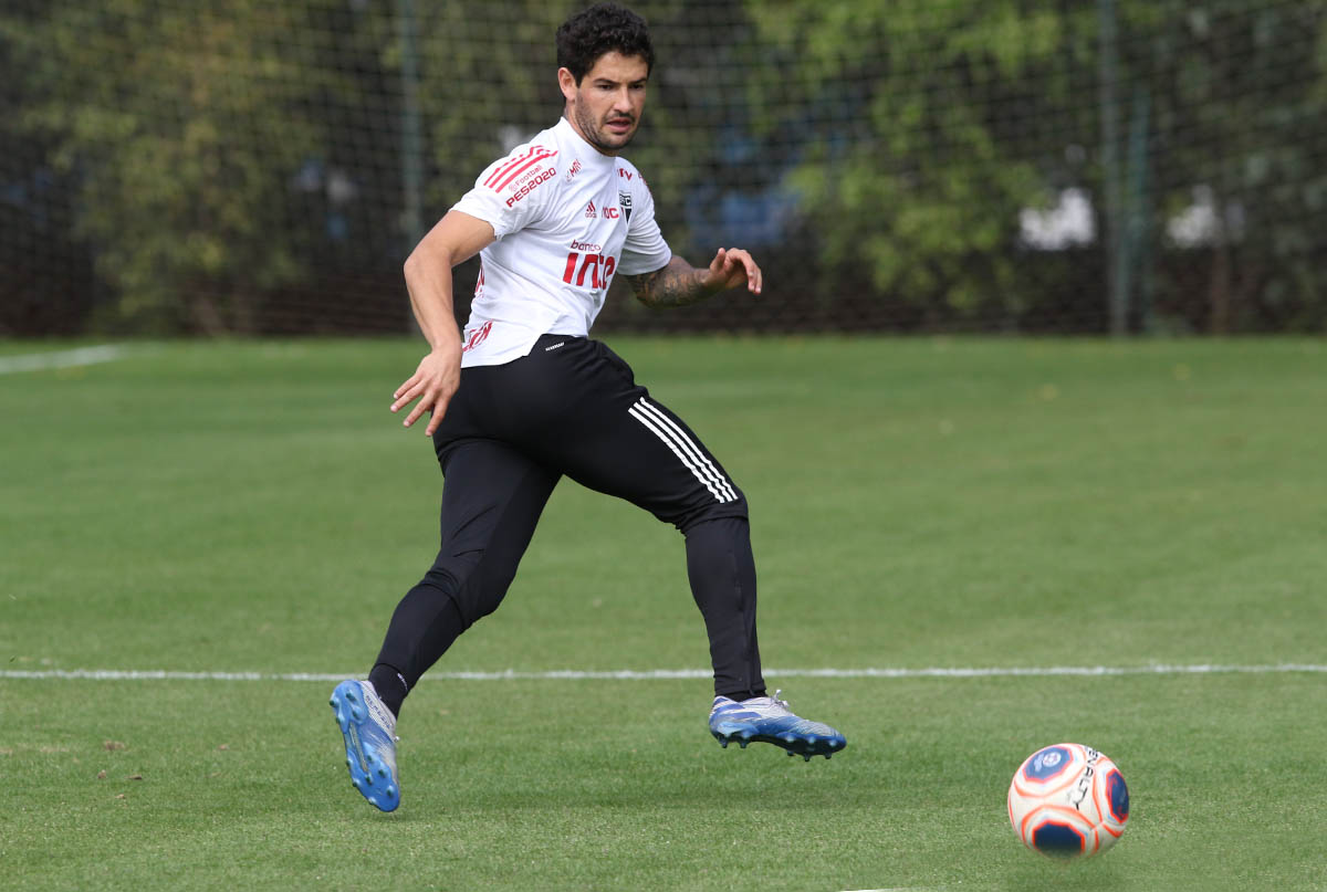 Alexandre Pato era o centroavante titular do São Paulo até a pausa das competições.