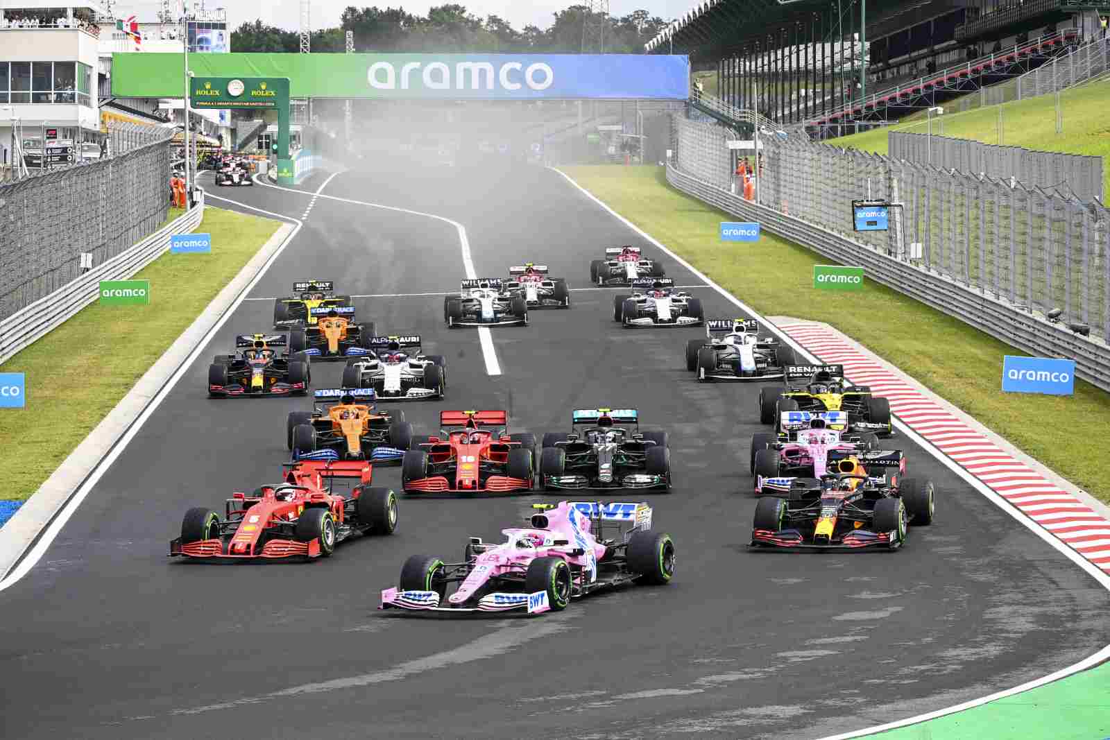 Largada do GP da Hungria 2020 de Fórmula 1