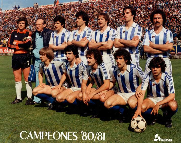 Com dois títulos conquistados, o Real Sociedad é o sexto colocado, com conquistas nos anos de 1980/81 e 1981/82.