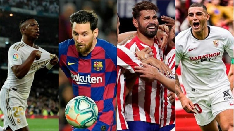 Espanha (La Liga) - Real Madrid, Barcelona, Atlético de Madrid e Sevilla são as equipes classificadas para a Champions League 2020/21.