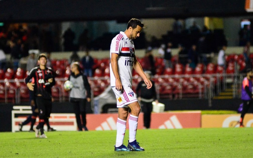 Copa do Brasil/4ª Fase/Atletico-PR: Na competição eliminatória de 2018, o Tricolor perde o jogo de ida por 2 a 1 e empatou no Morumbi em 2 a 2, sendo eliminado da competição.