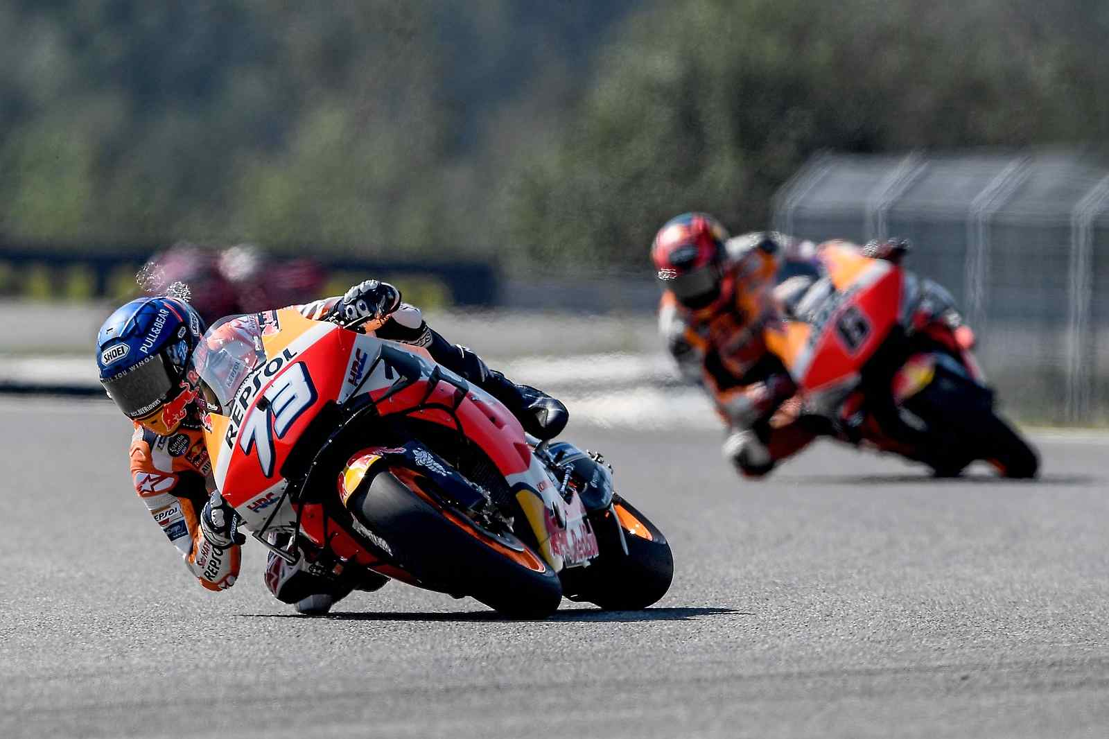 A dupla da Honda em Brno