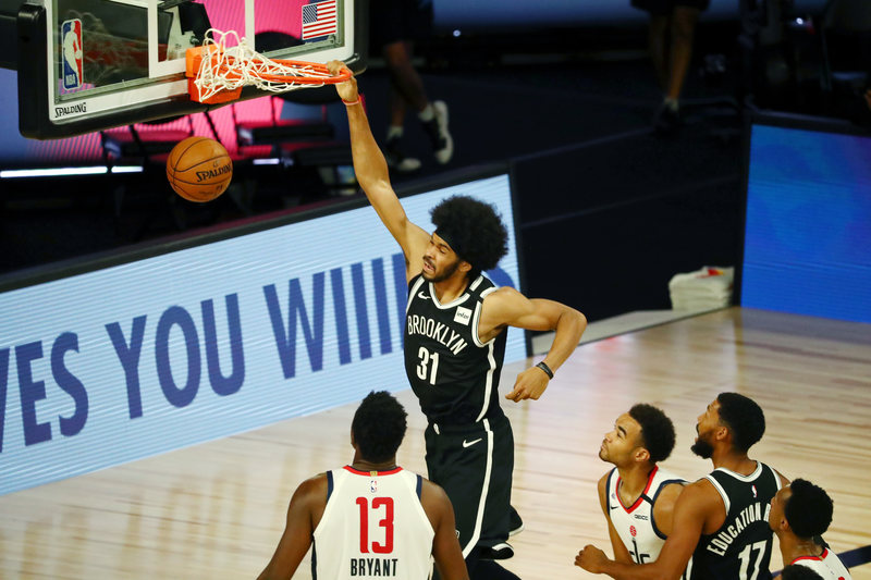 O pivô Jarrett Allen (Brooklyn Nets) anotou 22 pontos na vitória sobre o Washington Wizards, igualando sua melhor marca na temporada. Allen, que ainda pegou 15 rebotes, converteu os dez lances livres que tentou no embate. Em 2019-20, o atleta de 22 anos brigou pela titularidade com o experiente DeAndre Jordan