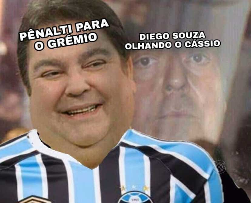 Diego Souza para em Cássio novamente e é alvo de memes