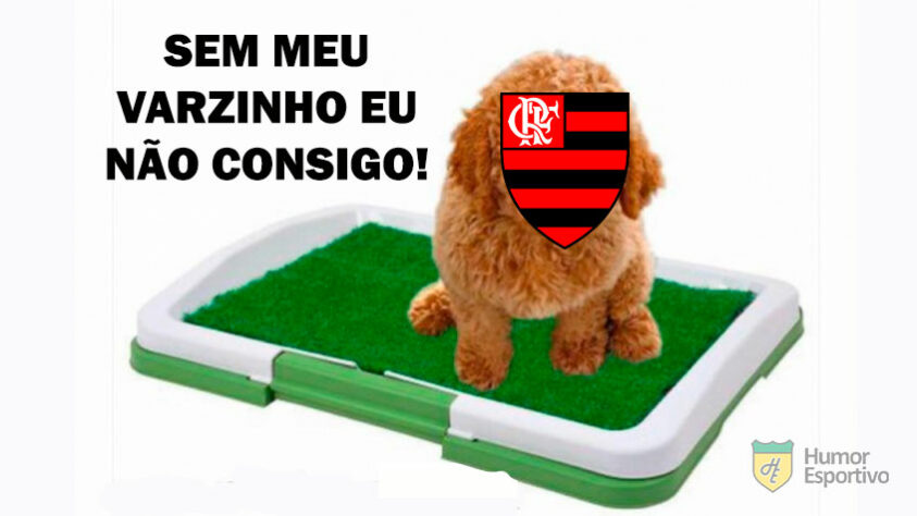 No jogo das 11h deste domingo, o Flamengo começou atrás no placar, mas conseguiu o empate nos acréscimos do segundo tempo, em pênalti convertido por Gabigol, após revisão do lance no VAR. Nas redes sociais, os rivais ironizaram a fase ruim do time comandado por Domènec Torrent. Veja os memes na galeria!