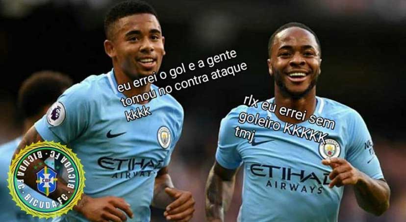 Champions League: Sterling perdeu gol feito que daria o empate ao Manchester City e foi alvo de memes nas redes sociais