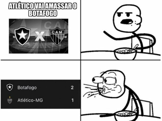 Brasileirão: os melhores memes de Botafogo 2 x 0 Atlético-MG