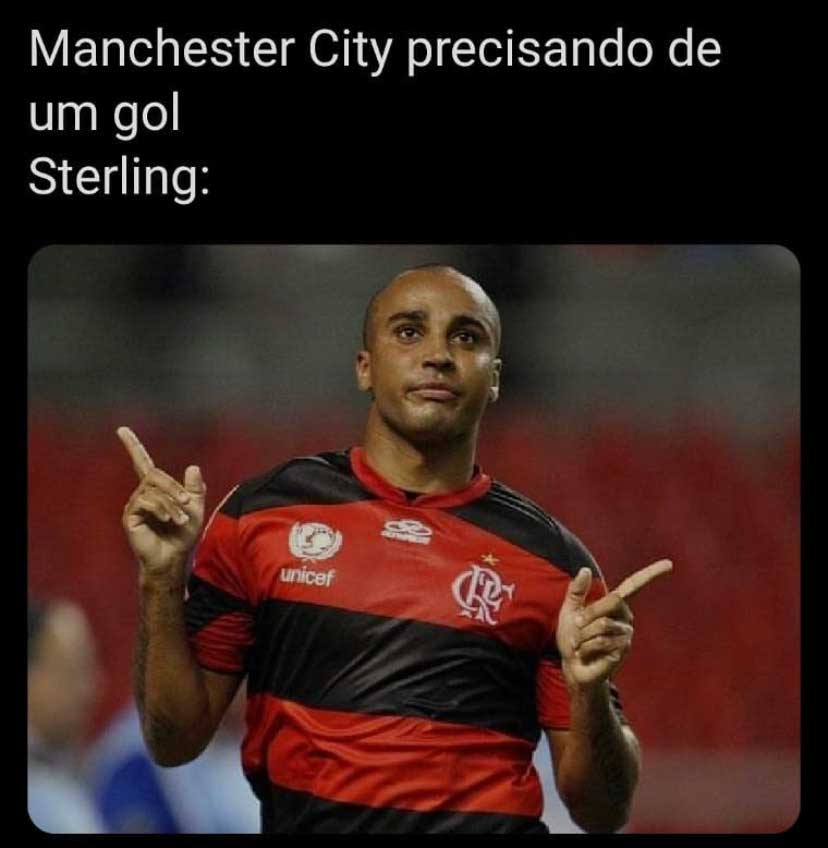 Champions League: Sterling perdeu gol feito que daria o empate ao Manchester City e foi alvo de memes nas redes sociais