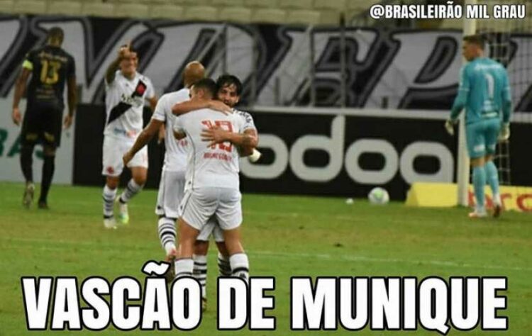 Brasileirão: Vasco derrota o Ceará, vira líder e memes fazem sucesso nas redes sociais
