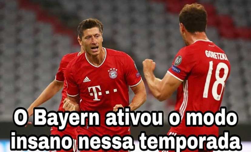 Champions League: Barcelona e Bayern de Munique garantem vaga nas quartas de final e internautas fazem memes