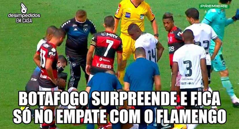 Brasileirão: os memes de Flamengo 1 x 1 Botafogo