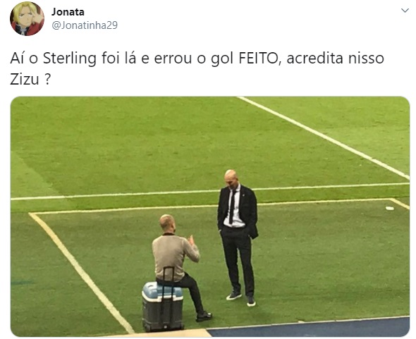 Champions League: Sterling perdeu gol feito que daria o empate ao Manchester City e foi alvo de memes nas redes sociais