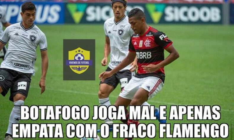 Brasileirão: os memes de Flamengo 1 x 1 Botafogo