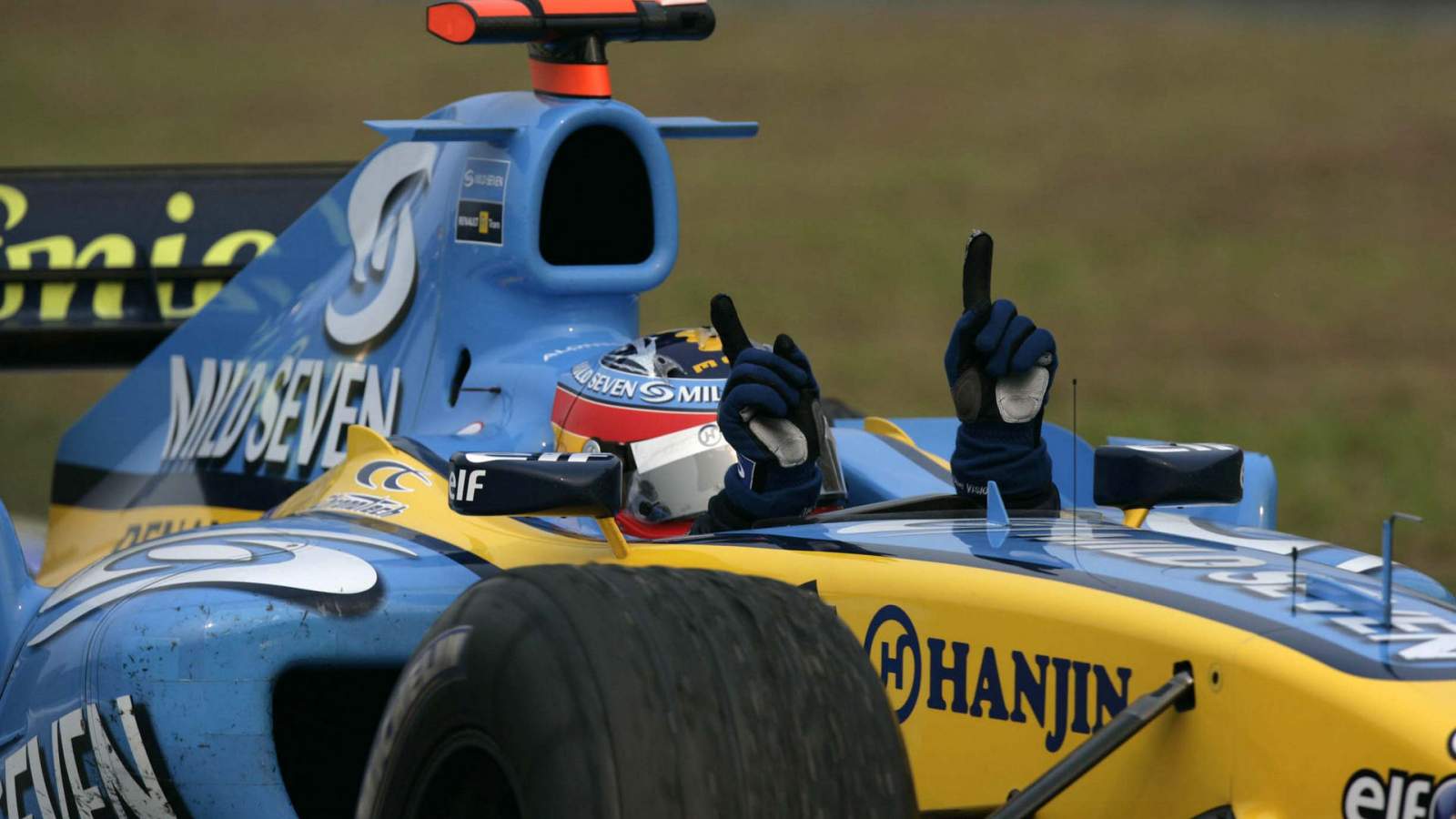A hegemonia da Ferrari e de Schumacher foi quebrada com Fernando Alonso, em 2005