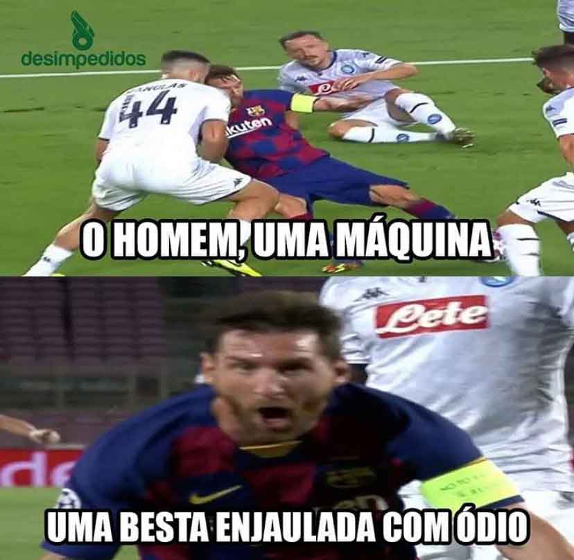 Champions League: Barcelona e Bayern de Munique garantem vaga nas quartas de final e internautas fazem memes