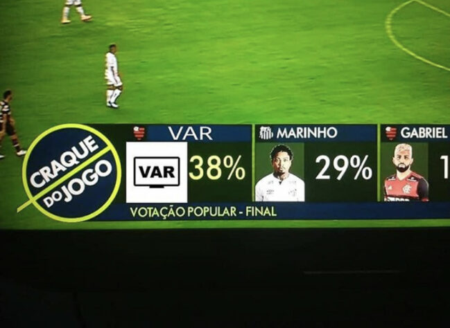 Brasileirão: termo "VARmengo" e memes bombam nas redes após vitória do Flamengo por 1 a 0 sobre o Santos