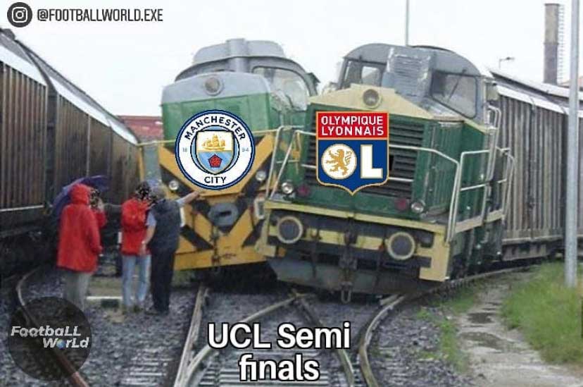 Champions League: os melhores memes de Manchester City 1 x 3 Lyon