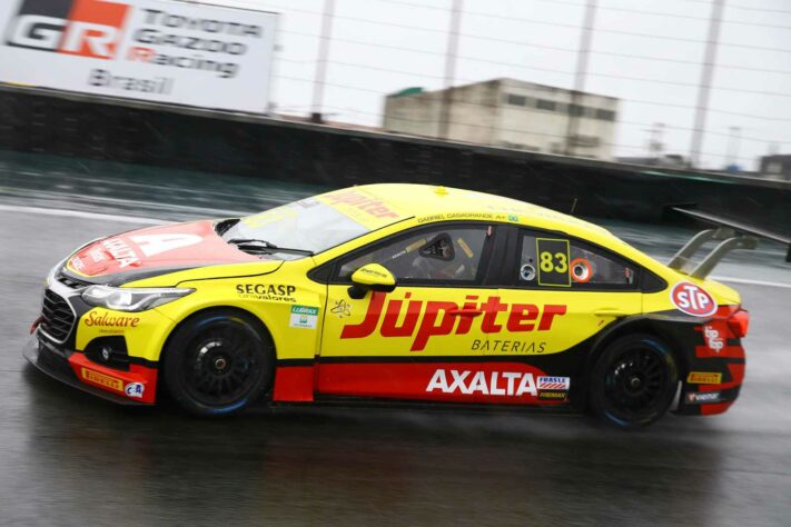 Gabriel Casagrande em ação na segunda etapa da Stock Car 2020, em Interlagos