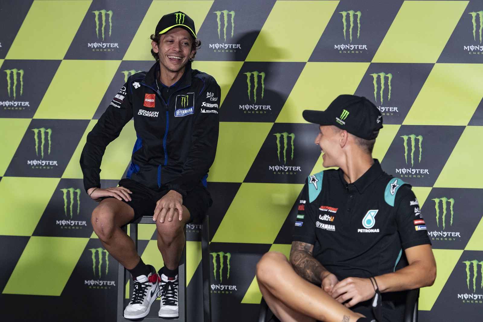 Quartararo e seu mentor Rossi