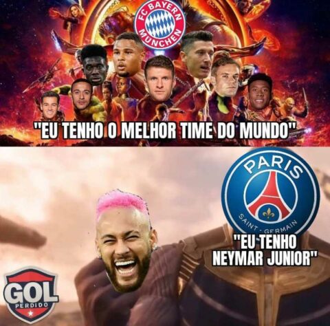 Os memes antes de PSG x Bayern de Munique