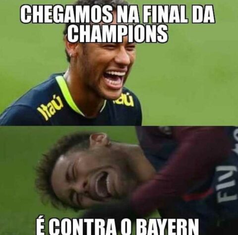 Os memes antes de PSG x Bayern de Munique