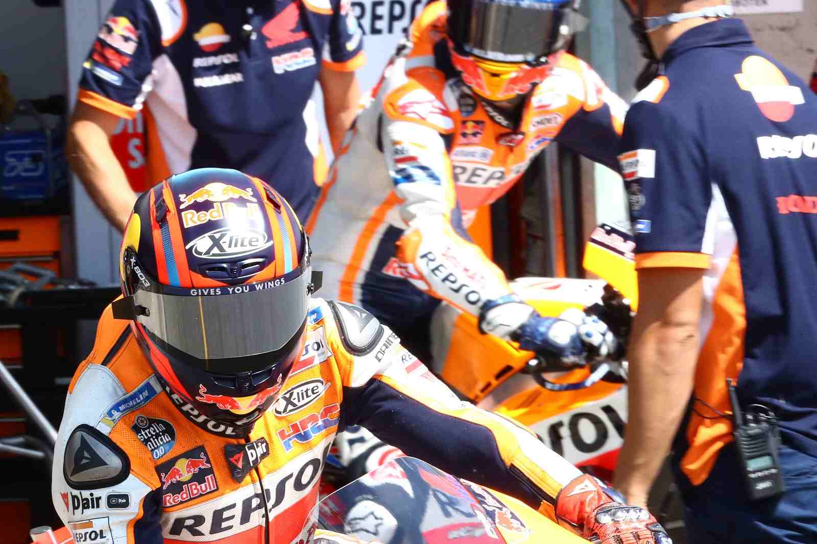 A dupla da Honda em Brno