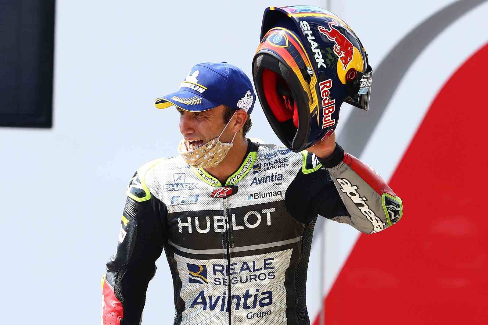 Johann Zarco em sua primeira vitória com a Avintia