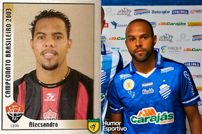 SÉRIE B: Alecsandro jogou pelo Vitória em 2003. Inicia o Brasileirão 2020 com 39 anos e jogando pelo CSA.
