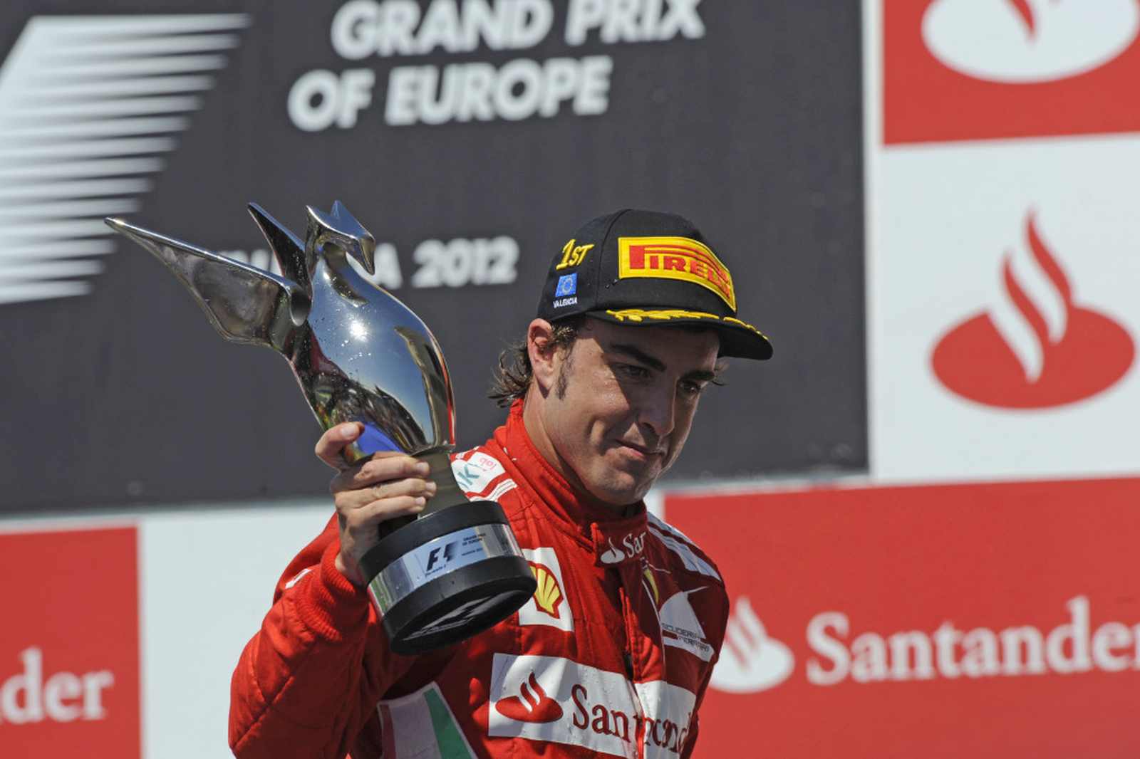 5º - Fernando Alonso - Nacionalidade: Espanhol - Quantidade de pódios conquistados com a Ferrari: 44