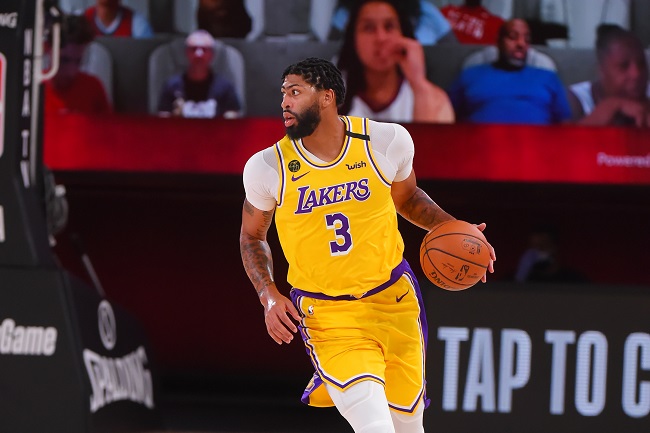 Anthony Davis: pivô dos Lakers apoiou Biden nas eleições.