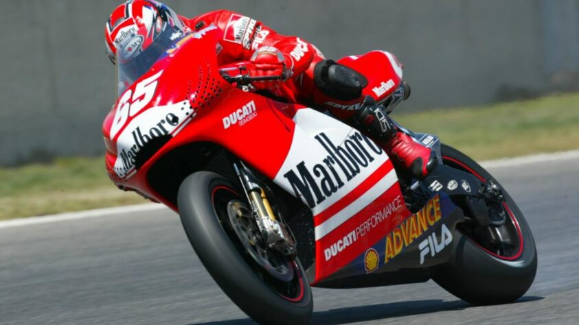 Em 2003, no GP da Catalunha, Loris Capirossi deu a primeira vitória da Ducati na MotoGP