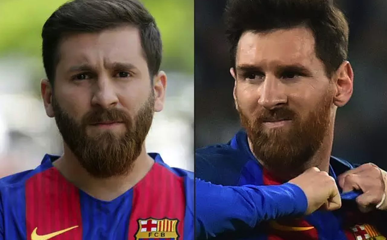 Lionel Messi possui um sósia diretamente do Iran. Entretanto, esse é bem espertinho: ele foi denunciado em 2019 para a polícia local por ter se relacionado com 23 mulheres se passando pelo craque argentino. É mole?