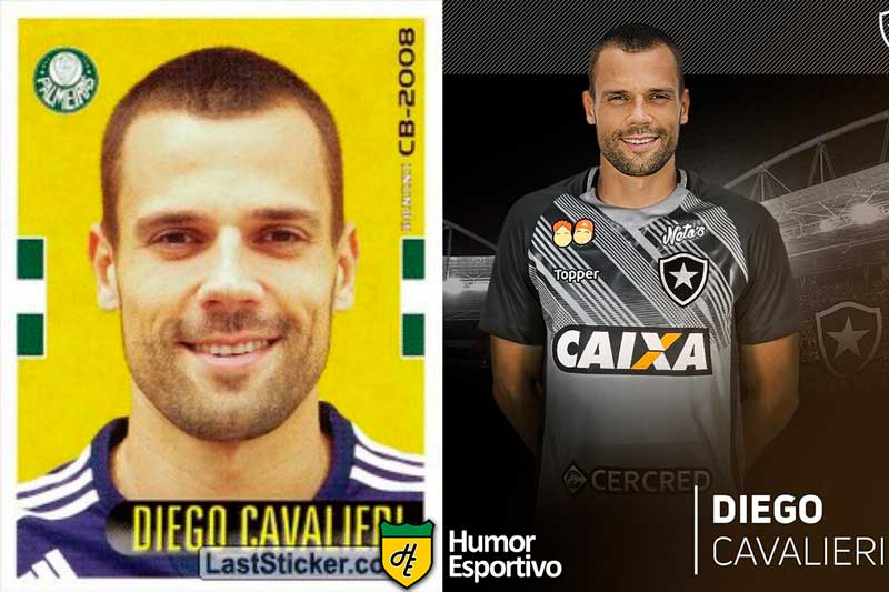 Diego Cavalieri jogou pelo Palmeiras em 2008. Inicia o Brasileirão 2020 com 37 anos e jogando pelo Botafogo.