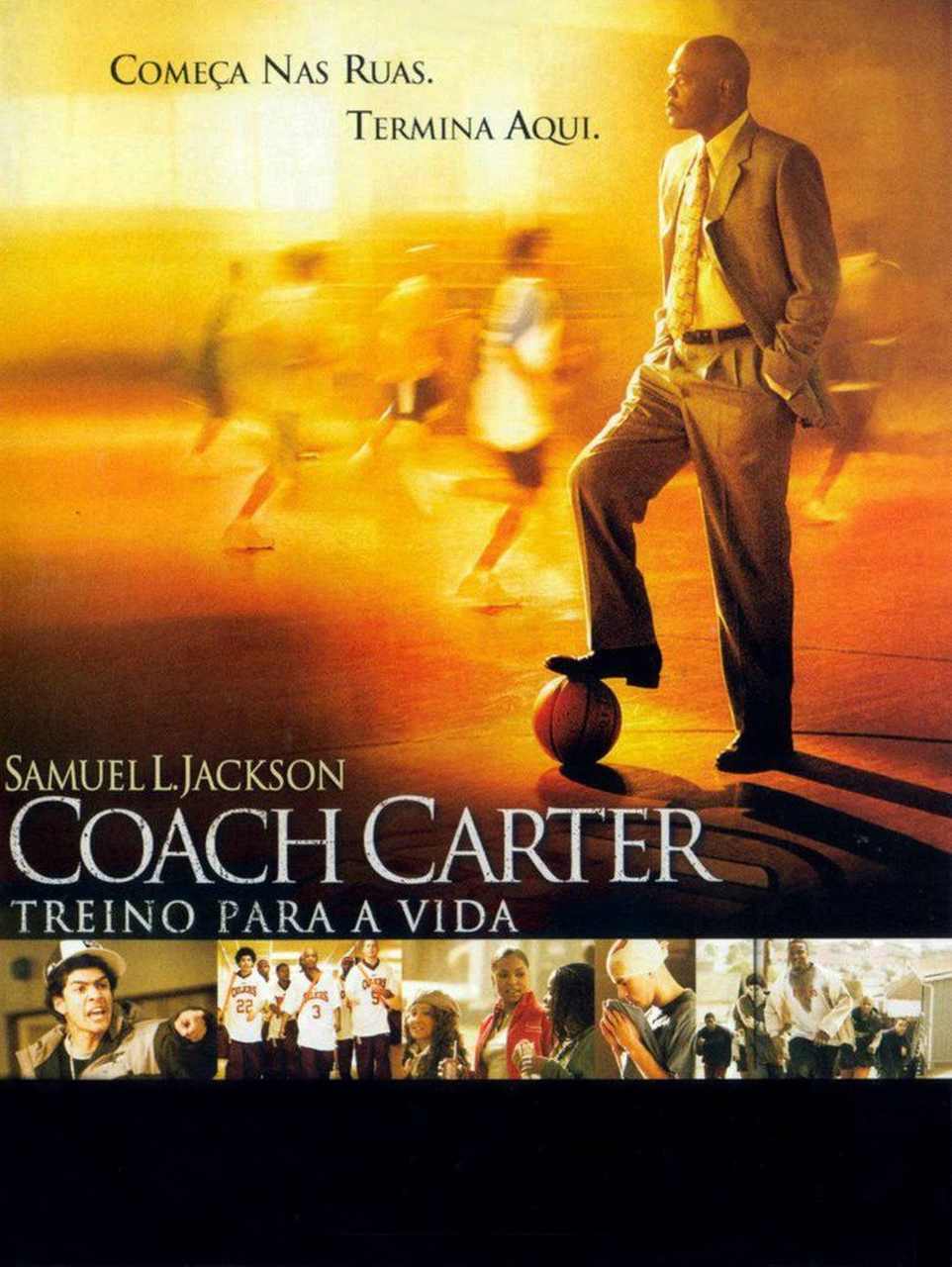 Coach Carter (2005) - É um dos melhores filmes de basquete que existem por aí. Samuel L. Jackson é um treinador que estabelece contratos para que seus jogadores sejam mais do que apenas atletas, mas sim, homens. É sobre basquete, mas o filme mostra o lado humano de alguém que tenta passar ensinamentos da vida real