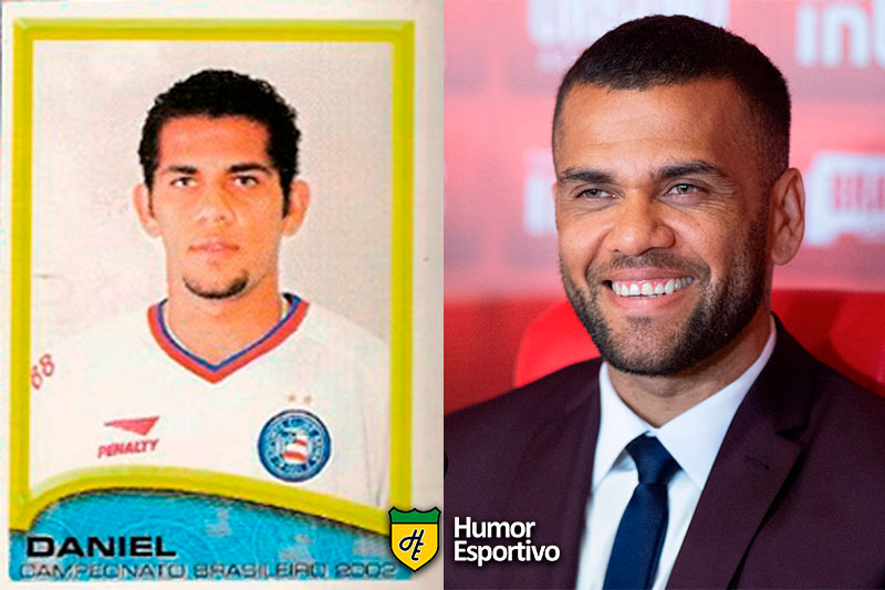 Daniel Alves jogou pelo Bahia em 2008. Inicia o Brasileirão 2020 com 37 anos e jogando pelo São Paulo.