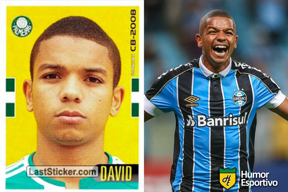 David Braz jogou pelo Palmeiras em 2008. Inicia o Brasileirão 2020 com 33 anos e jogando pelo Grêmio.