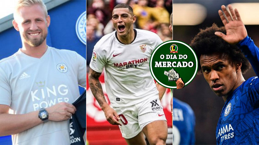 A semana começou agitada no mercado da bola, principalmente na Premier League. Schmeichel pode ser o substituto de De Gea no Manchester United, Diego Carlos entra na mira do Arsenal, Willian recusa oferta do Chelsea.... Confira o dia do mercado desta segunda-feira! 