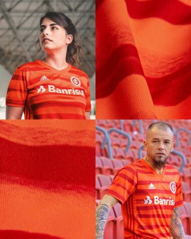 Na 57ª posição, está a camisa do Internacional, que custa 45 dólares, o que equivale a 249,99 reais. Sua fornecedora é a Adidas.