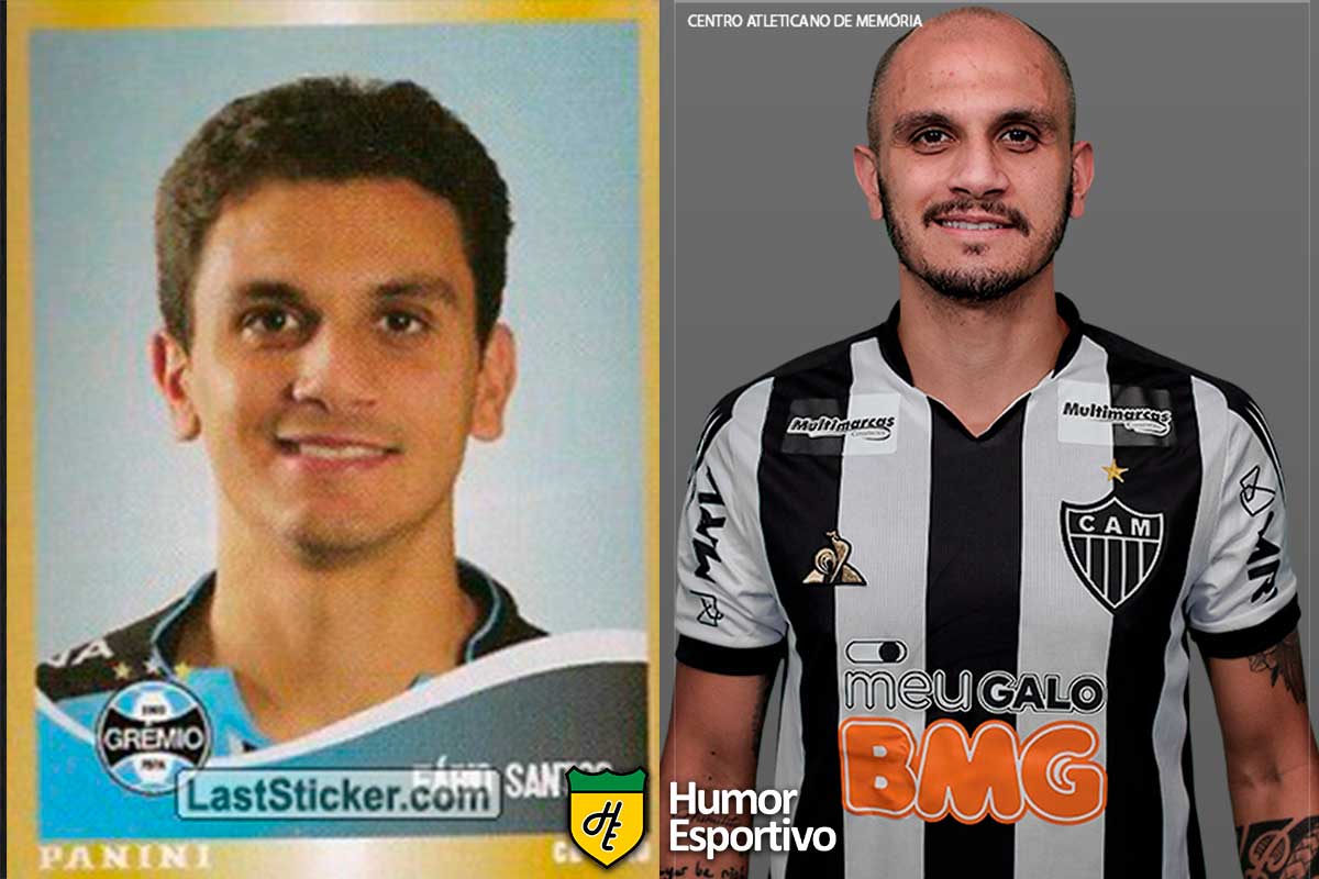 Mais uma dele! Fábio Santos jogou pelo Grêmio em 2010. Inicia o Brasileirão 2020 com 34 anos e jogando pelo Atlético-MG.