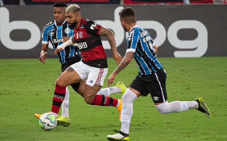 Onde assistir Grêmio x Flamengo na TV: Premiere (pode ser alterado).