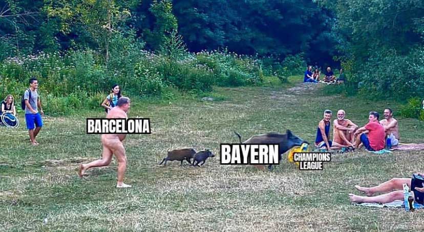 Champions League: Messi e Barcelona são alvos de memes após derrota vergonhosa por 8 a 2 para o Bayern de Munique