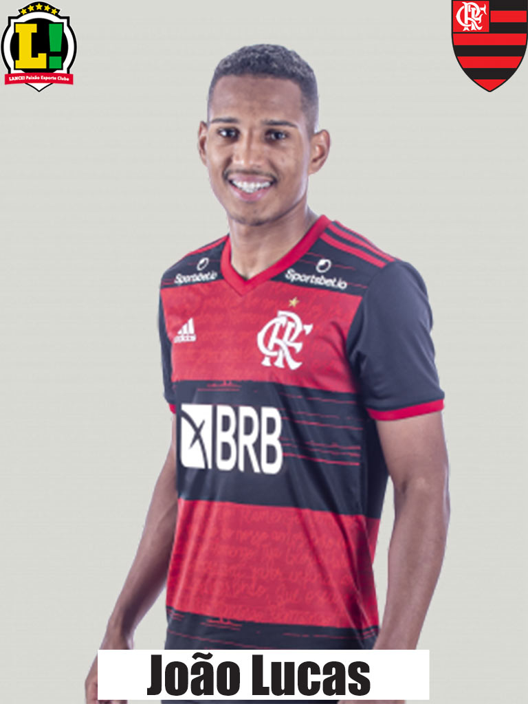 João Lucas - 5,5 - Entrou na lateral-direita, cometeu alguns erros, mas não comprometeu.