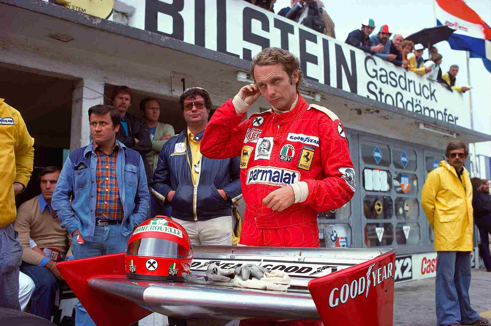 8º - Niki Lauda - Nacionalidade: Austríaco - Quantidade de pódios conquistados com a Ferrari: 32