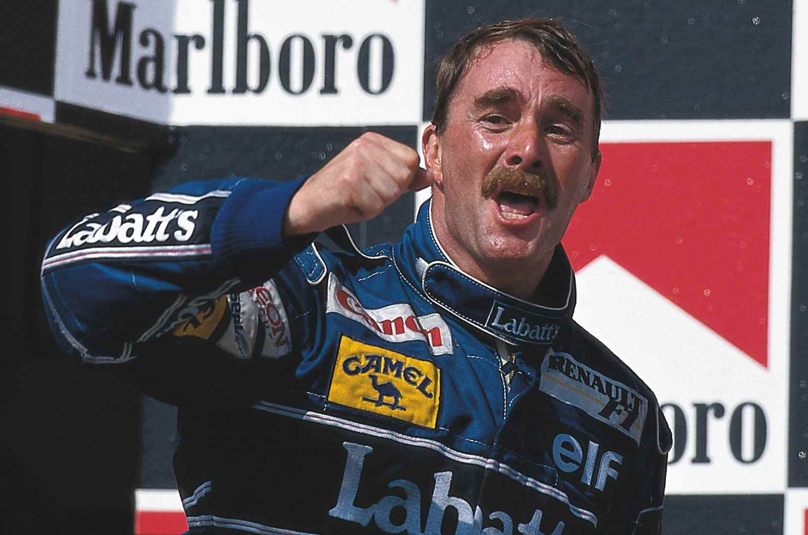 13º lugar: Nigel Mansell - 59 pódios.