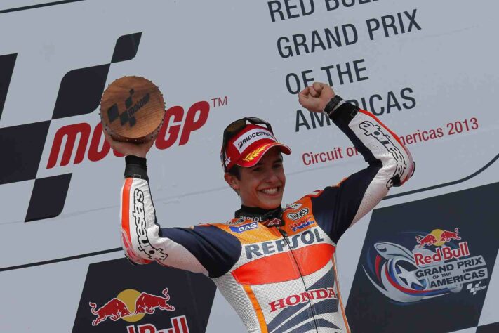 Com vitória no Circuito das Américas, Marc Márquez se tornou o mais jovem a triunfar na classe rainha