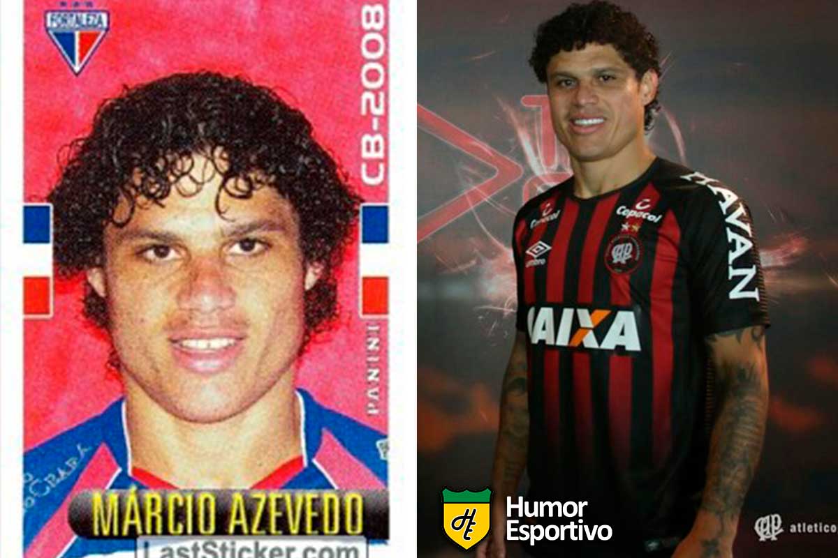 Márcio Azevedo jogou pelo Fortaleza em 2008. Inicia o Brasileirão 2020 com 34 anos e jogando pelo Athletico Paranaense.