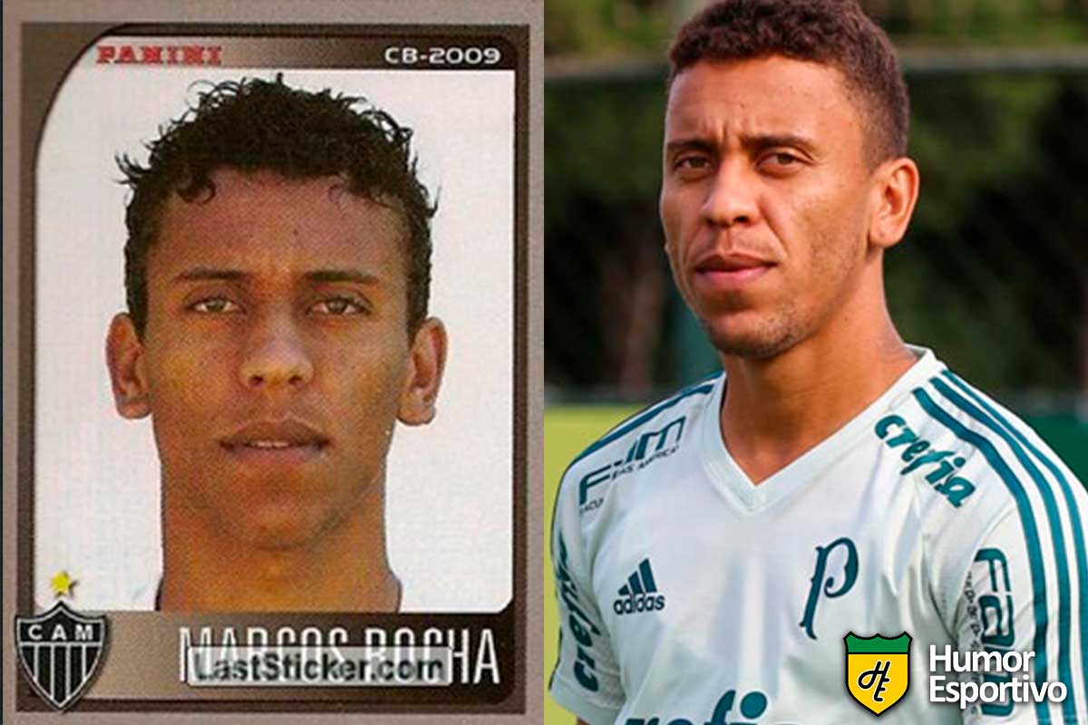 Marcos Rocha jogou pelo Atlético-MG em 2009. Inicia o Brasileirão 2020 com 31 anos e jogando pelo Palmeiras.