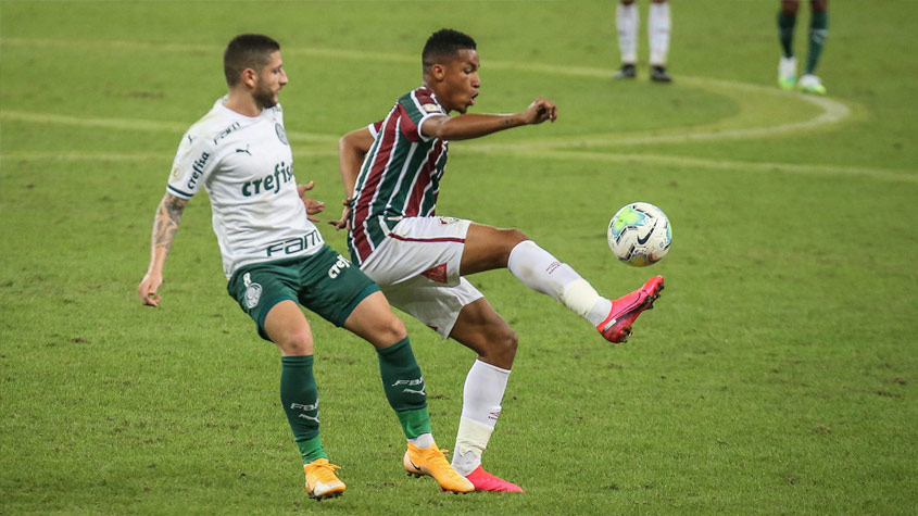 13º lugar: Marcos Paulo - Atacante - Fluminense - 23 anos - Valor de mercado segundo o site Transfermarkt: 9 milhões de euros (aproximadamente R$ 57,92 milhões)