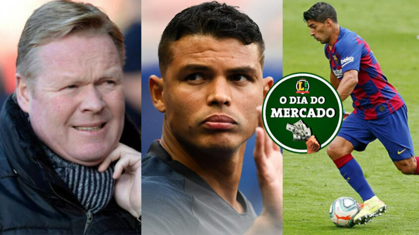 Ronald Koeman chegou ao Barcelona com a missão de reestruturar a equipe e isso pode acontecer com adeus de alguns grandes nomes – Suárez parece estar entre a cruz e a espada. Além disso, o holandês teria pedido um grande nome do Liverpool. Por outro lado, Thiago Silva está na mira de ao menos três grandes clubes após sua passagem pelo PSG. Confira tudo que rolou nesta manhã!