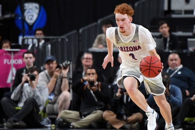 21- Philadelphia 76ers (via Oklahoma City Thunder): NICO MANNION (PG, Arizona, Freshman, 19 anos) – O italiano é um armador com excelente ritmo na transição ofensiva, que organiza o time e gera bons arremessos sem segurar a bola, exibe uma tremenda visão de jogo em situações de pick-and-roll.